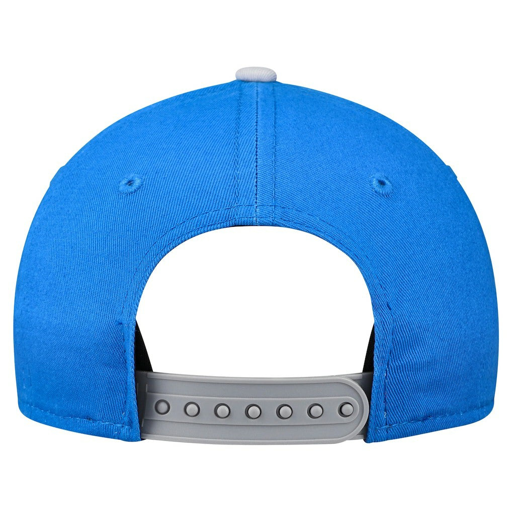 Detroit Lions New Era Preschool Arch COOLERA 9FORTY A-Frame M-Crown Adjustable Hat Blue/Gray | NFL
