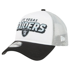 Las Vegas Raiders New Era Preschool 9FORTY A-Frame Adjustable Hat White | NFL