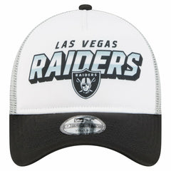Las Vegas Raiders New Era Preschool 9FORTY A-Frame Adjustable Hat White | NFL