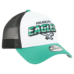 Philadelphia Eagles New Era Preschool 9FORTY A-Frame Adjustable Hat White | NFL