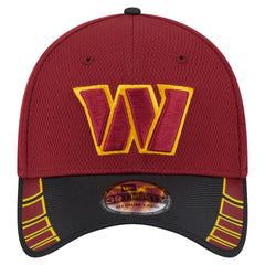 Washington Commanders New Era Visor Hit 39THIRTY Flex Hat Burgundy | NFL
