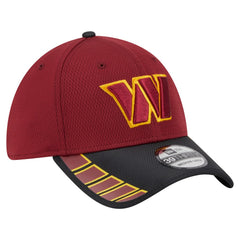 Washington Commanders New Era Visor Hit 39THIRTY Flex Hat Burgundy | NFL