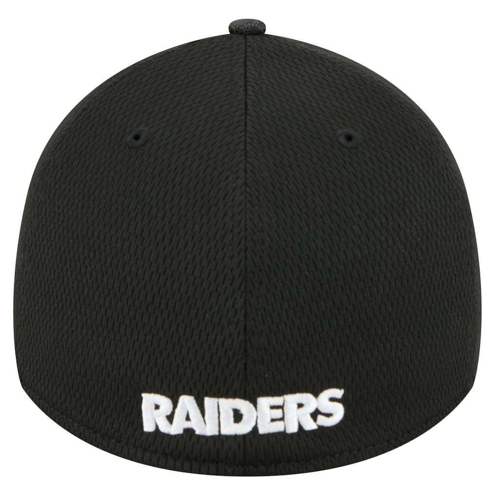 Las Vegas Raiders New Era Visor Hit 39THIRTY Flex Hat Black | NFL