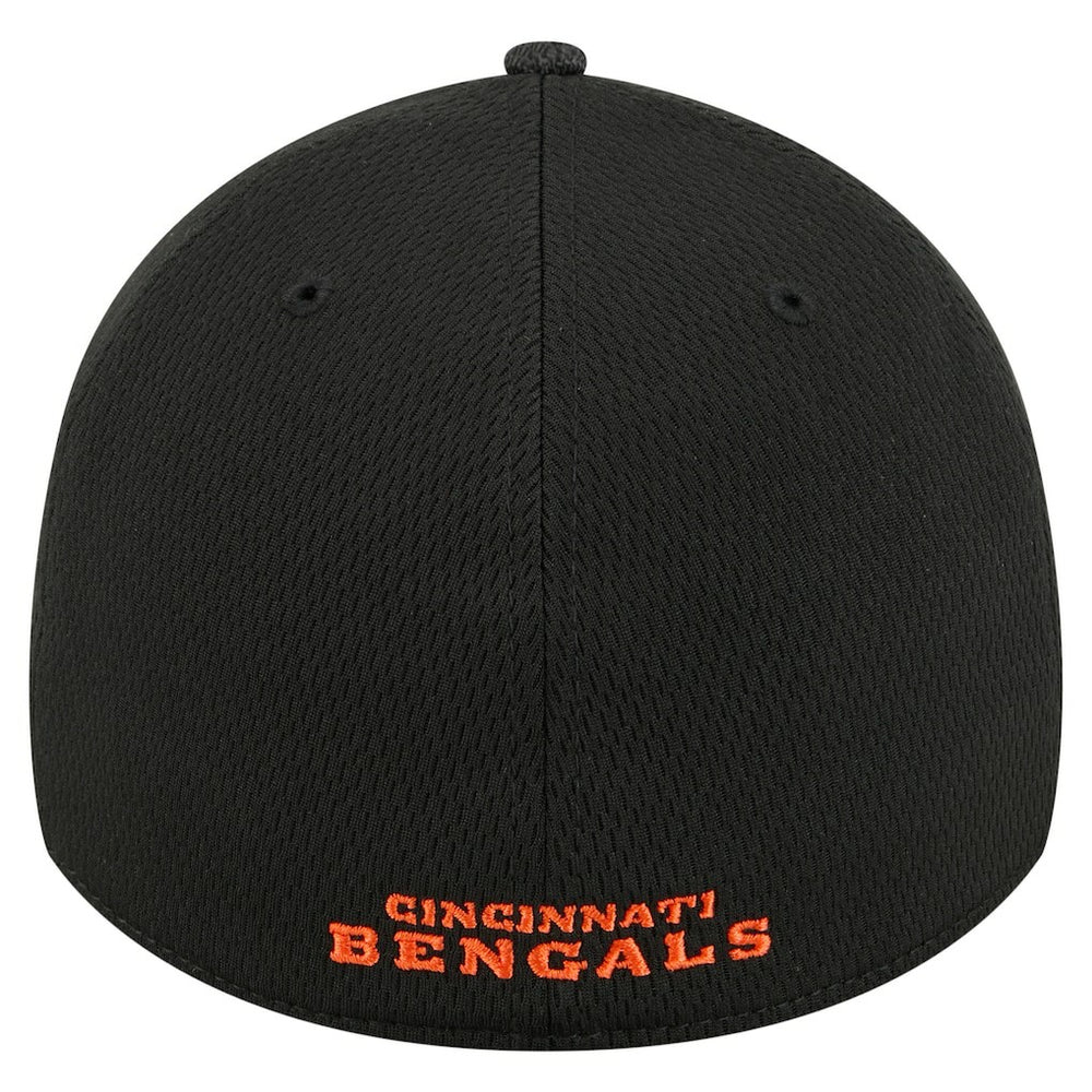 Cincinnati Bengals New Era Visor Hit 39THIRTY Flex Hat Black | NFL
