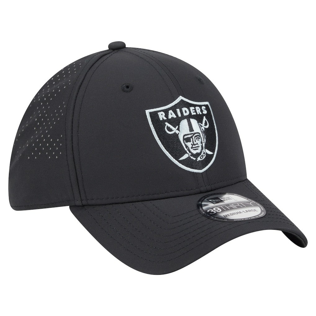 Las Vegas Raiders New Era Night 39THIRTY Flex Hat Black | NFL