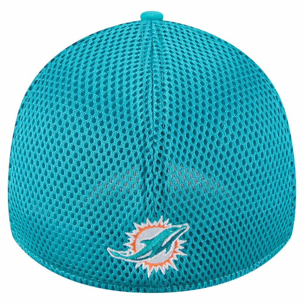 Miami Dolphins New Era Outline 39THIRTY Flex Hat Aqua | NFL
