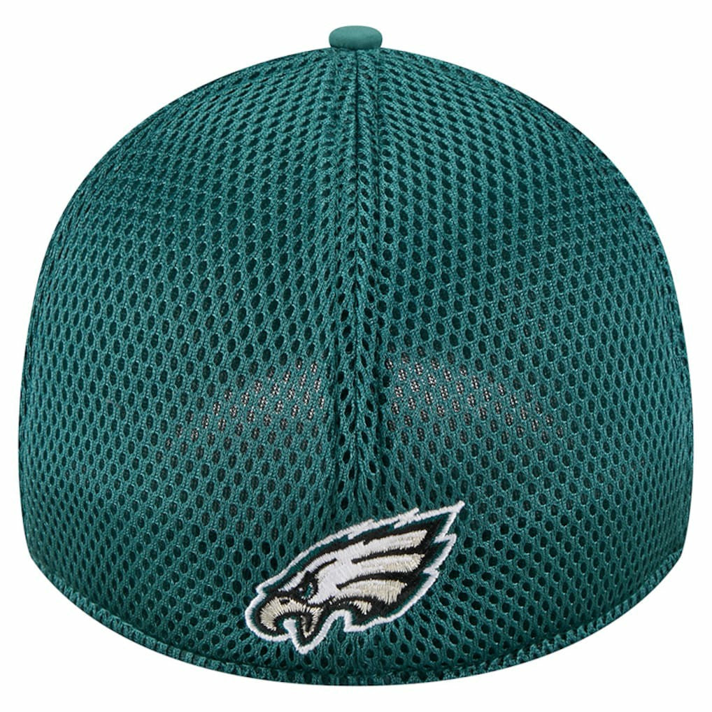 Philadelphia Eagles New Era Outline 39THIRTY Flex Hat Midnight Green | NFL