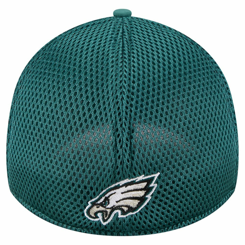 Philadelphia Eagles New Era Outline 39THIRTY Flex Hat Midnight Green | NFL