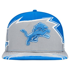 Detroit Lions New Era Break 59FIFTY Fitted Hat Blue/Gray | NFL