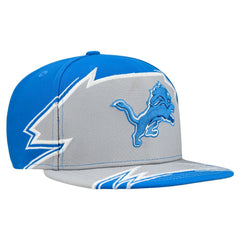 Detroit Lions New Era Break 59FIFTY Fitted Hat Blue/Gray | NFL
