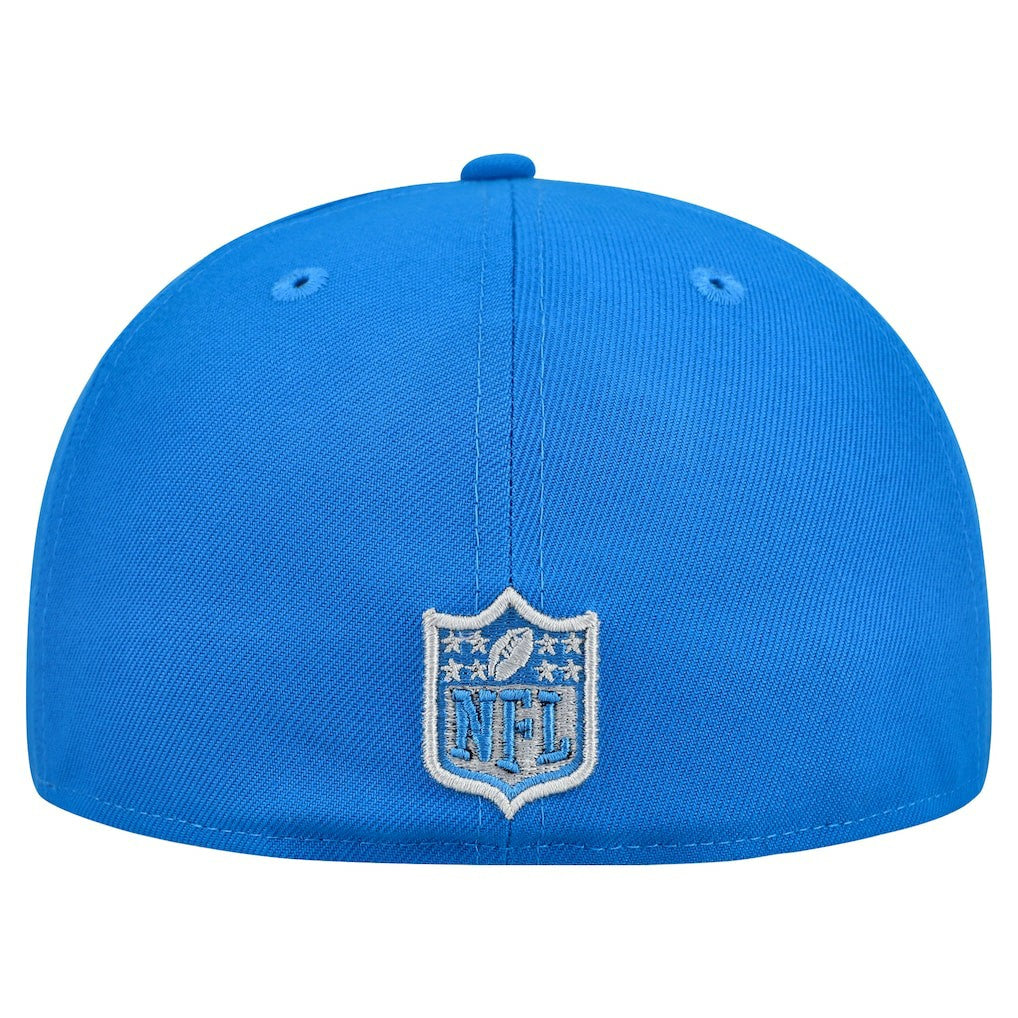 Detroit Lions New Era Break 59FIFTY Fitted Hat Blue/Gray | NFL
