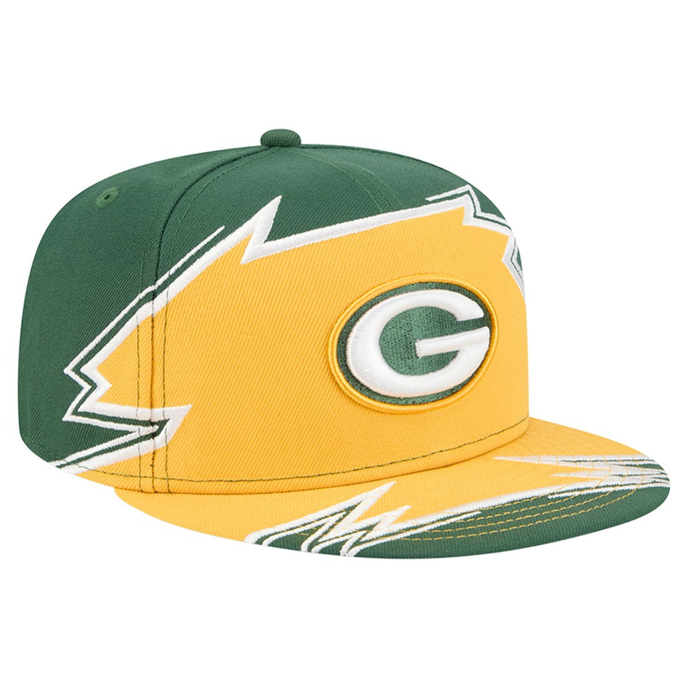 Green Bay Packers New Era Break 59FIFTY Fitted Hat Green/Gold | NFL