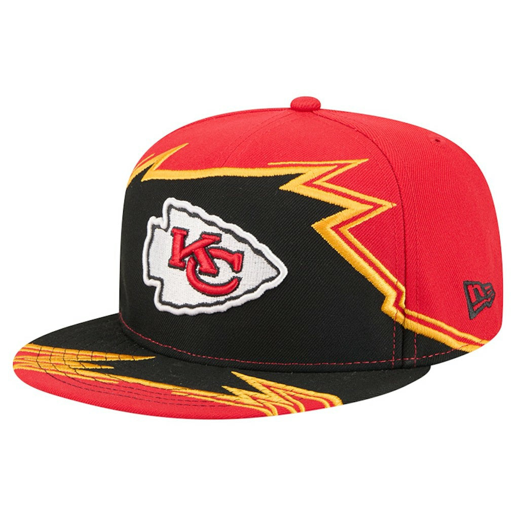 Kansas City Chiefs New Era Break 59FIFTY Fitted Hat Red/Black | NFL