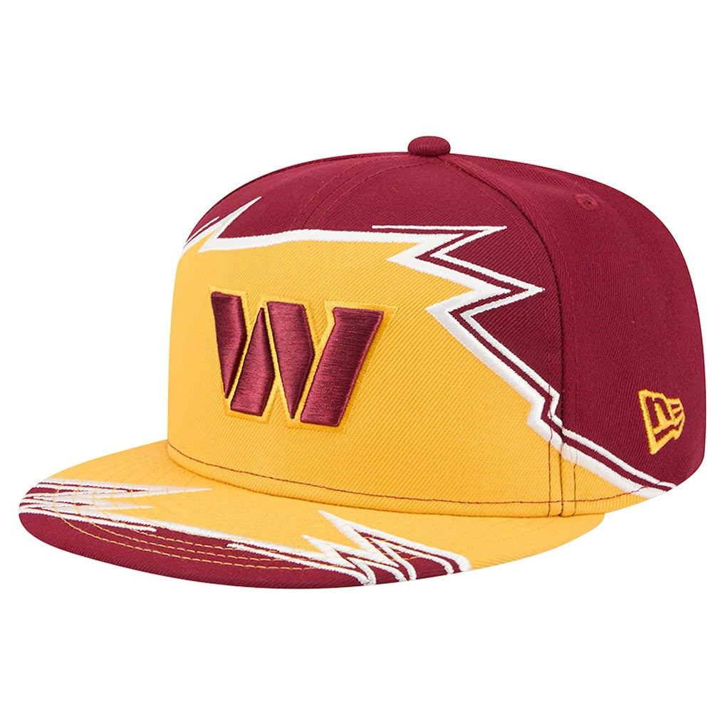Washington Commanders New Era Break 59FIFTY Fitted Hat Burgundy/Gold | NFL