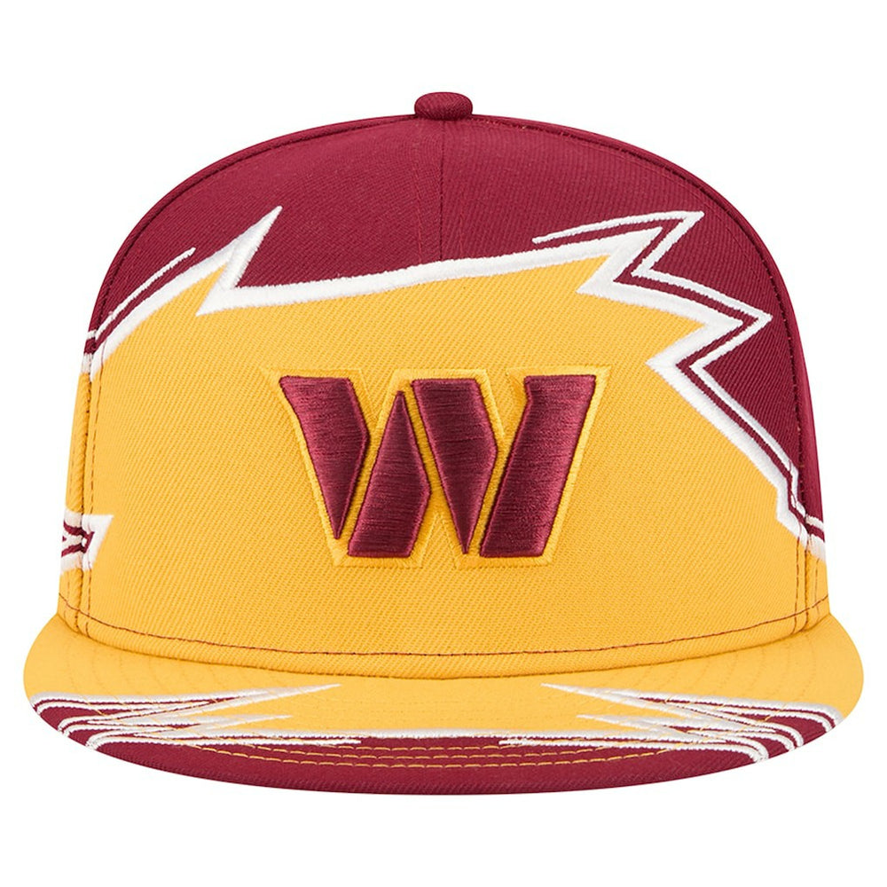 Washington Commanders New Era Break 59FIFTY Fitted Hat Burgundy/Gold | NFL