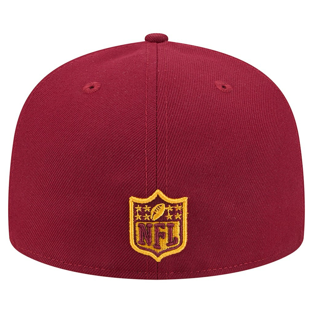 Washington Commanders New Era Break 59FIFTY Fitted Hat Burgundy/Gold | NFL