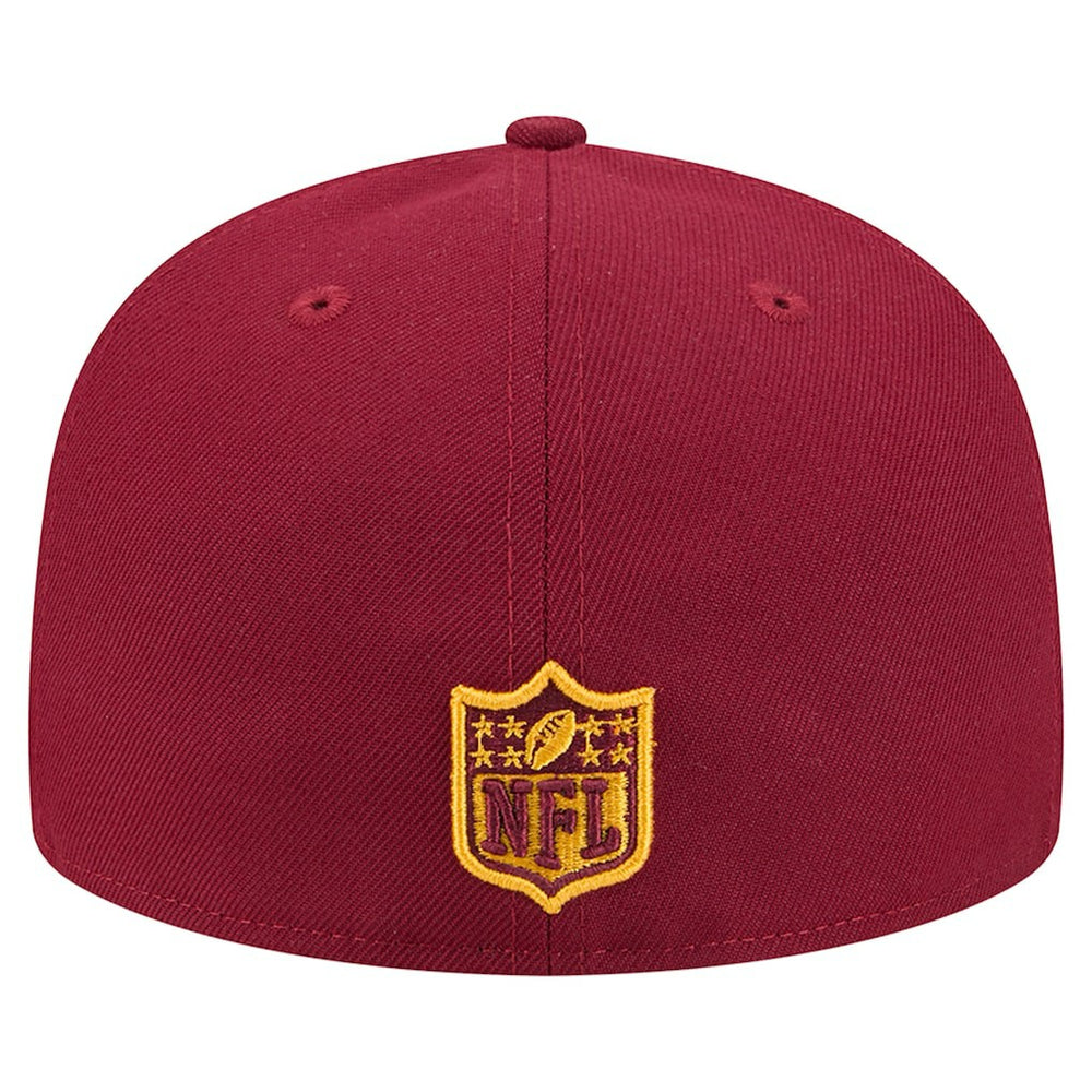 Washington Commanders New Era Break 59FIFTY Fitted Hat Burgundy/Gold | NFL