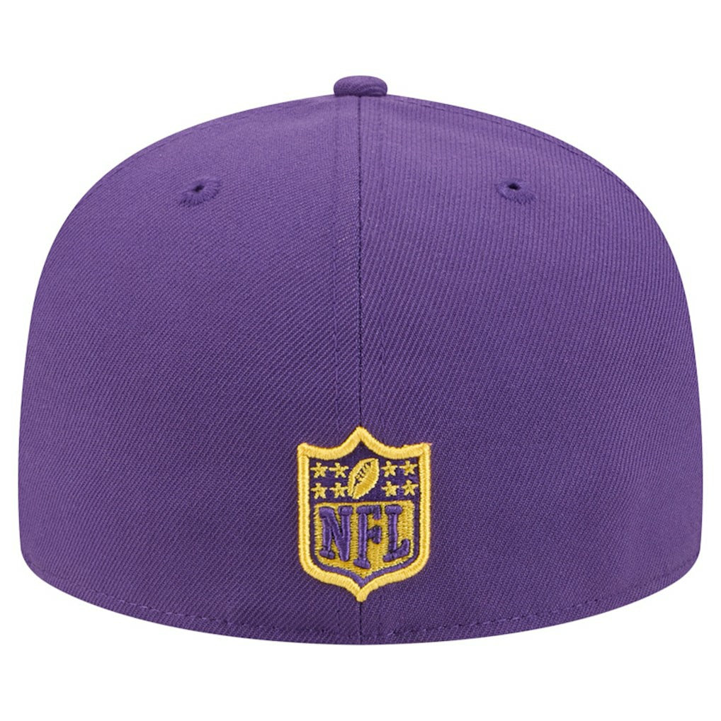 Minnesota Vikings New Era Break 59FIFTY Fitted Hat Purple/Gold | NFL
