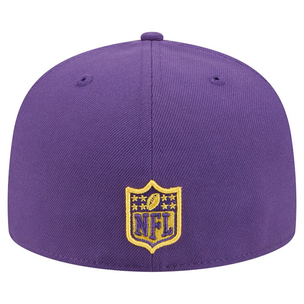 Minnesota Vikings New Era Break 59FIFTY Fitted Hat Purple/Gold | NFL
