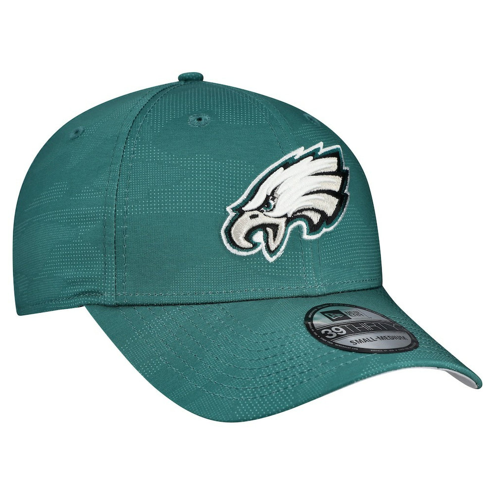 Philadelphia Eagles New Era Tonal Camo 39THIRTY Stretch Fit Hat Midnight Green | NFL