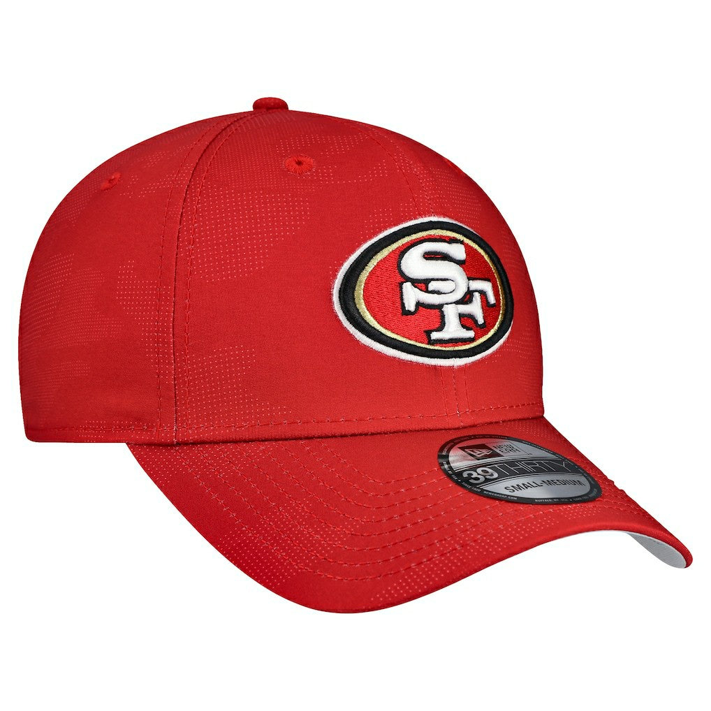 San Francisco 49ers New Era Tonal Camo 39THIRTY Stretch Fit Hat Scarlet | NFL