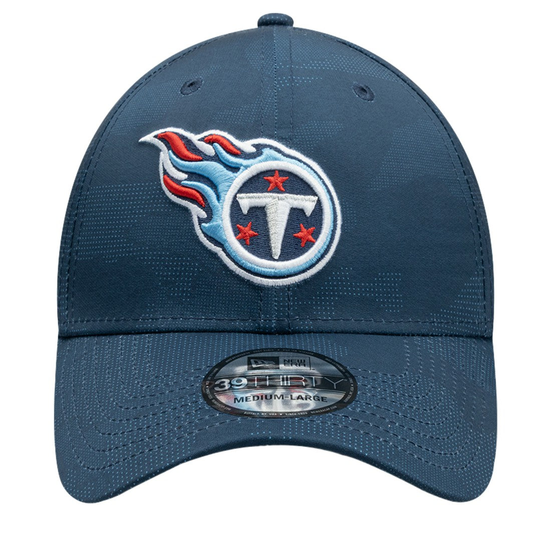 Tennessee Titans New Era Tonal Camo 39THIRTY Stretch Fit Hat Navy | NFL