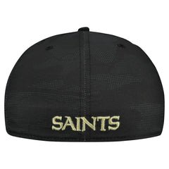 New Orleans Saints New Era Tonal Camo 39THIRTY Stretch Fit Hat Black | NFL
