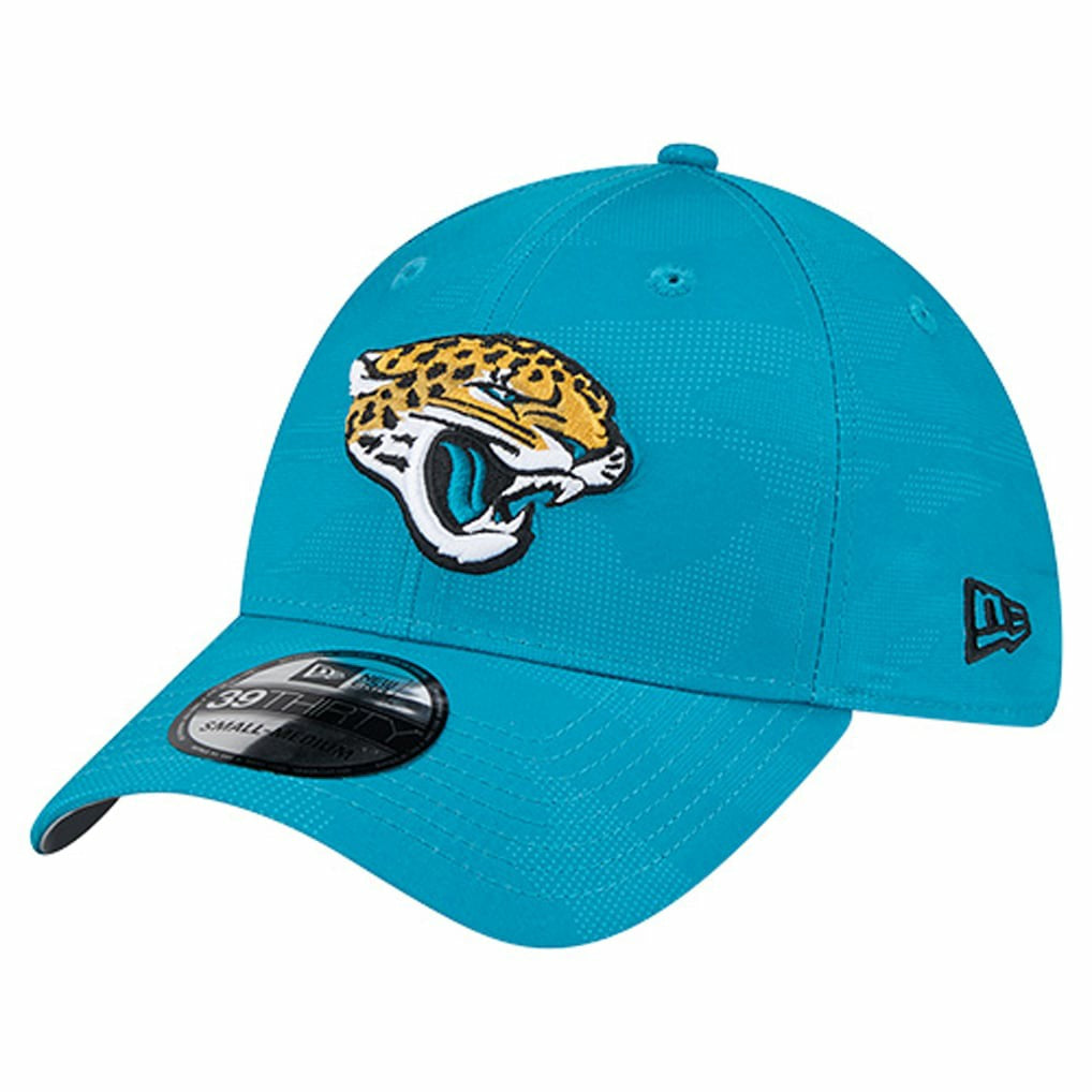 Jacksonville Jaguars New Era Tonal Camo 39THIRTY Stretch Fit Hat Teal | NFL
