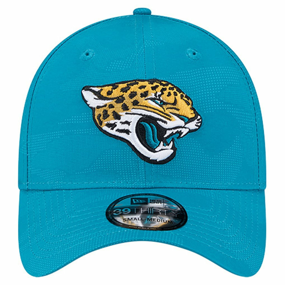 Jacksonville Jaguars New Era Tonal Camo 39THIRTY Stretch Fit Hat Teal | NFL