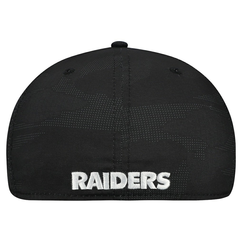 Las Vegas Raiders New Era Tonal Camo 39THIRTY Stretch Fit Hat Black | NFL