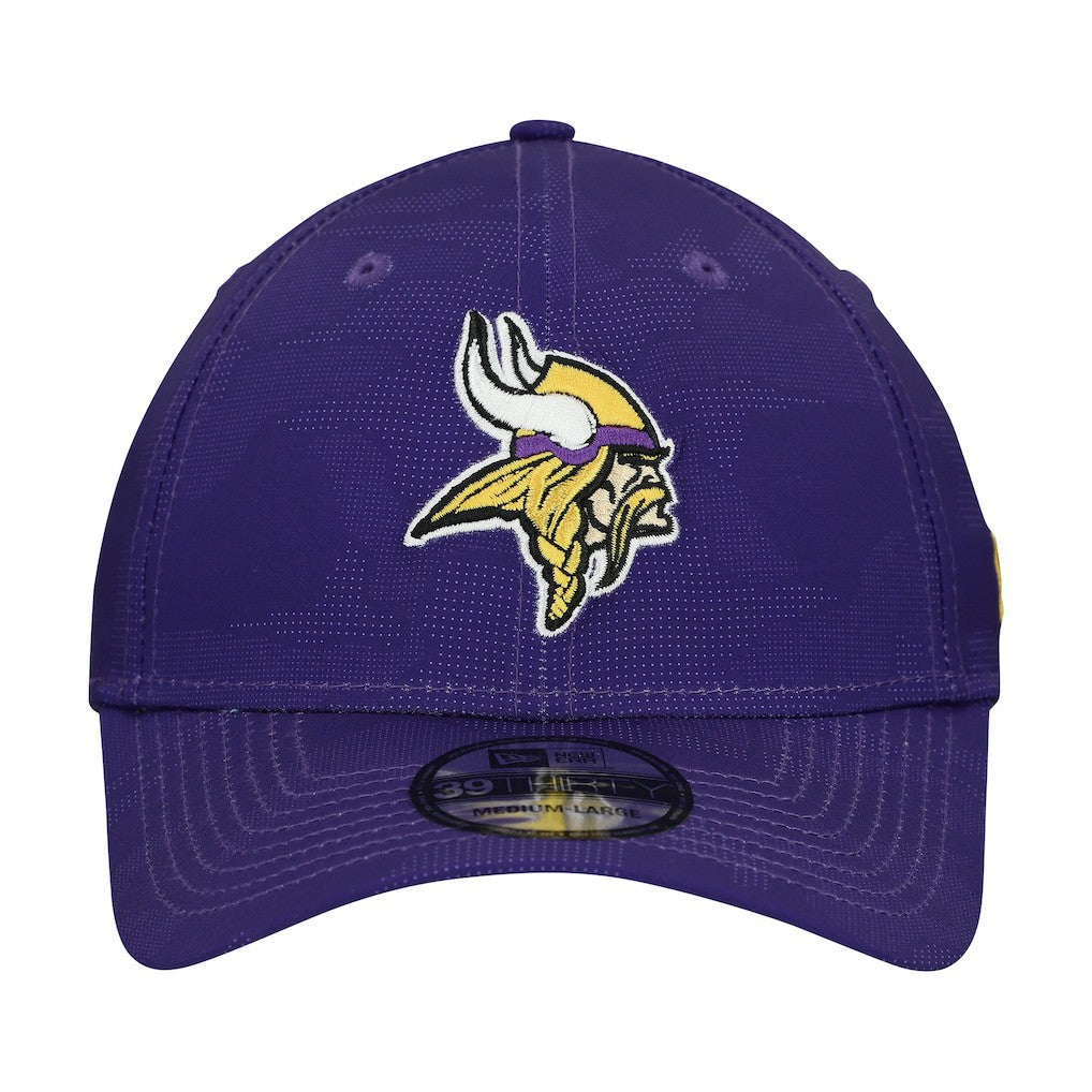 Minnesota Vikings New Era Tonal Camo 39THIRTY Stretch Fit Hat Purple | NFL