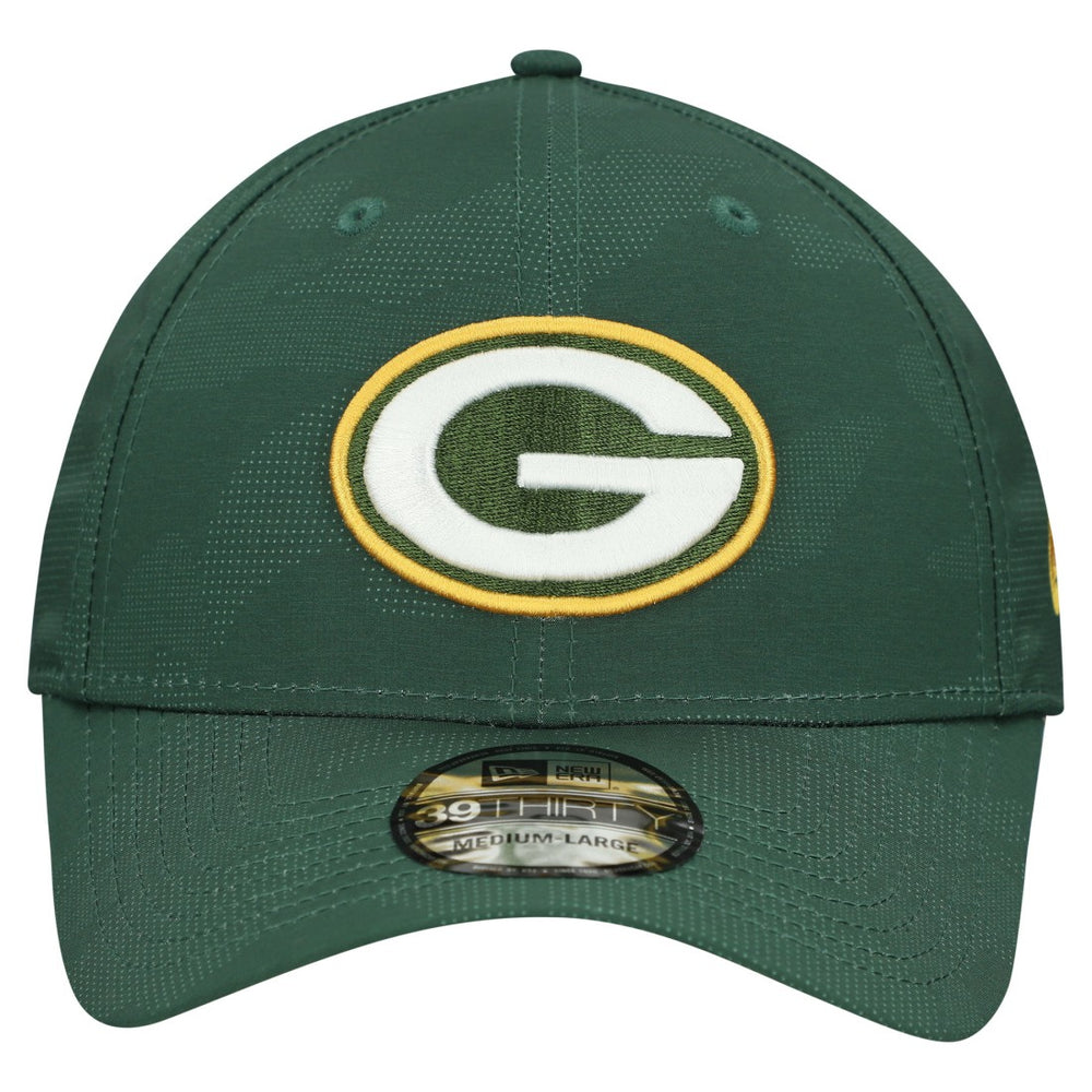 Green Bay Packers New Era Tonal Camo 39THIRTY Stretch Fit Hat Green | NFL