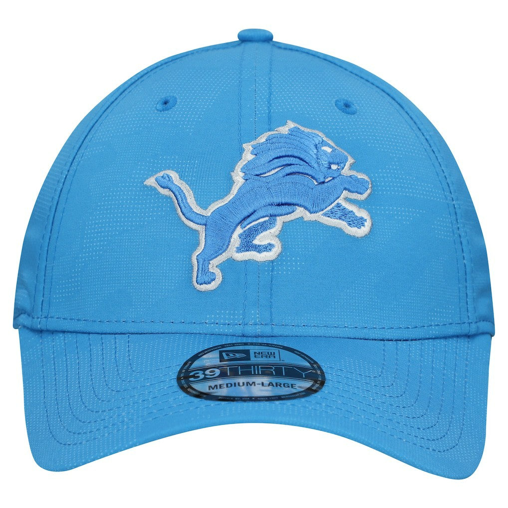 Detroit Lions New Era Tonal Camo 39THIRTY Stretch Fit Hat Blue | NFL