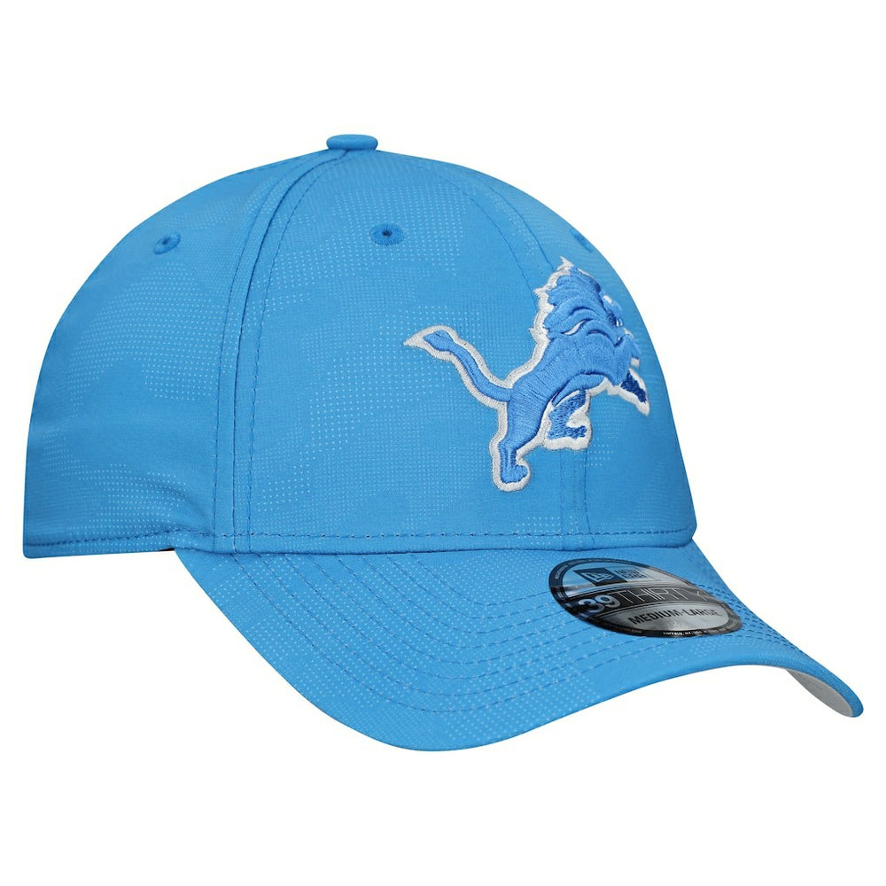 Detroit Lions New Era Tonal Camo 39THIRTY Stretch Fit Hat Blue | NFL