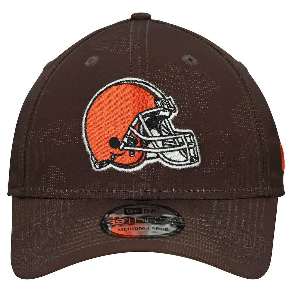Cleveland Browns New Era Tonal Camo 39THIRTY Stretch Fit Hat Brown | NFL