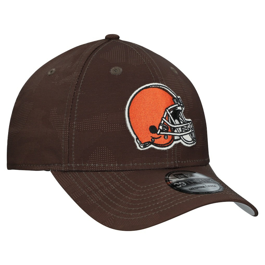 Cleveland Browns New Era Tonal Camo 39THIRTY Stretch Fit Hat Brown | NFL