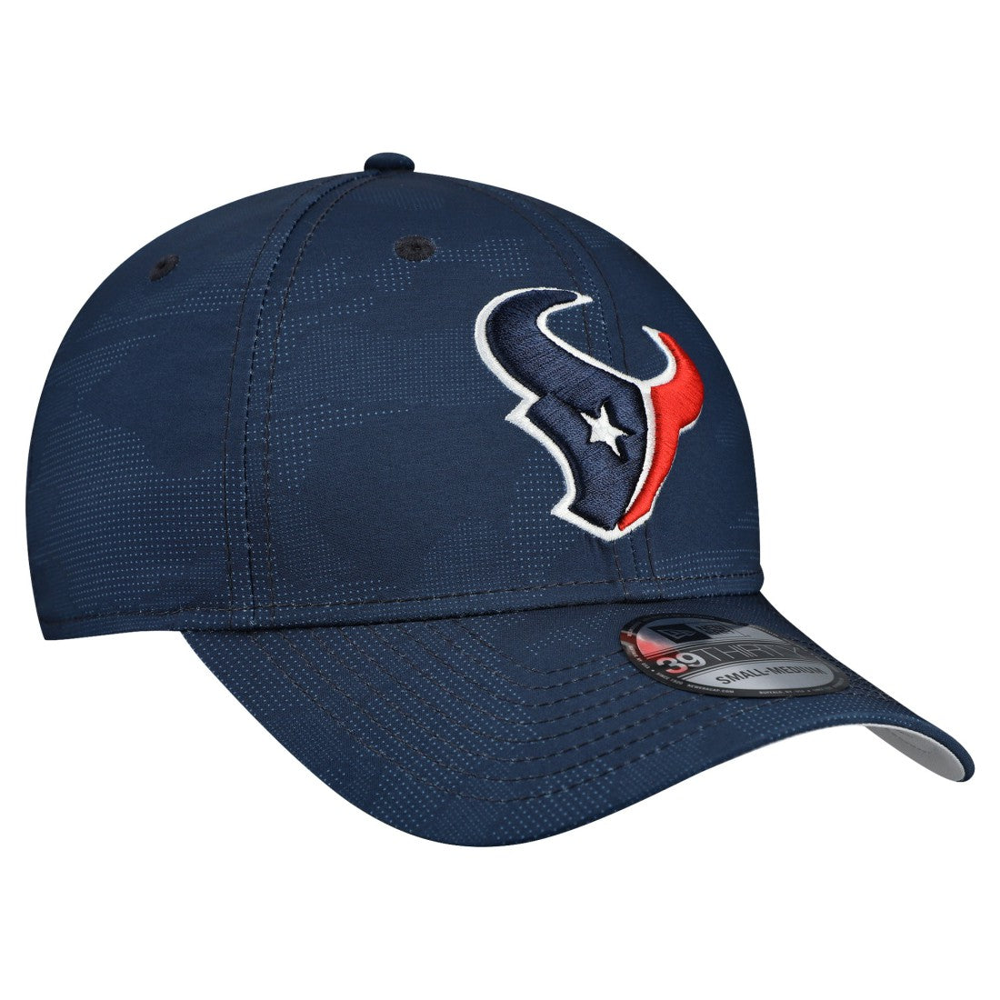 Houston Texans New Era Tonal Camo 39THIRTY Stretch Fit Hat Navy | NFL