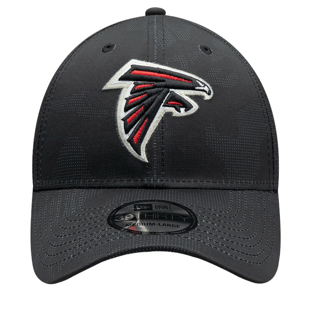 Atlanta Falcons New Era Tonal Camo 39THIRTY Stretch Fit Hat Black | NFL