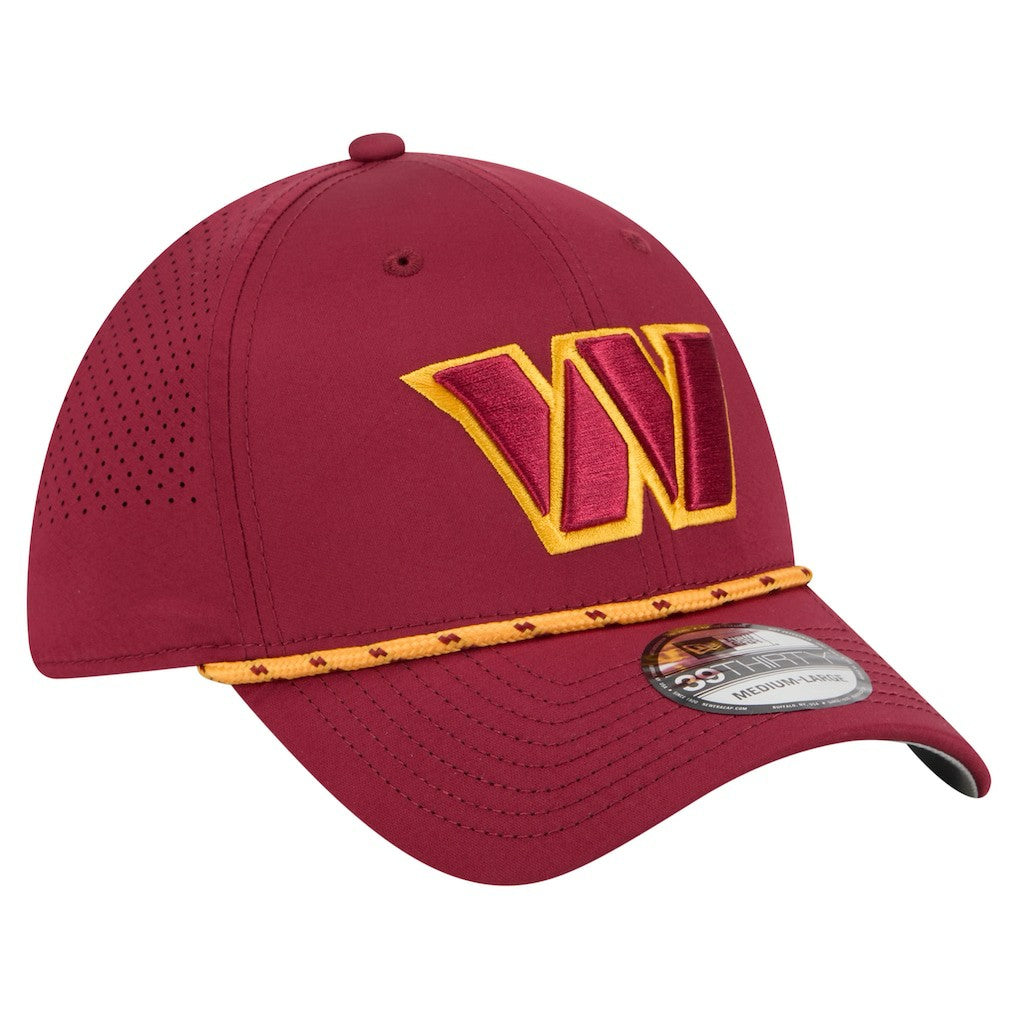 Washington Commanders New Era Perforated 39THIRTY Flex Hat Burgundy | NFL