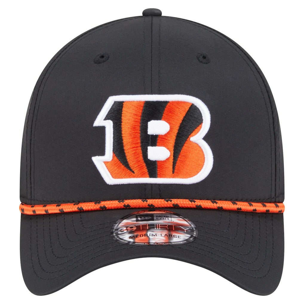 Cincinnati Bengals New Era Perforated 39THIRTY Flex Hat Black | NFL