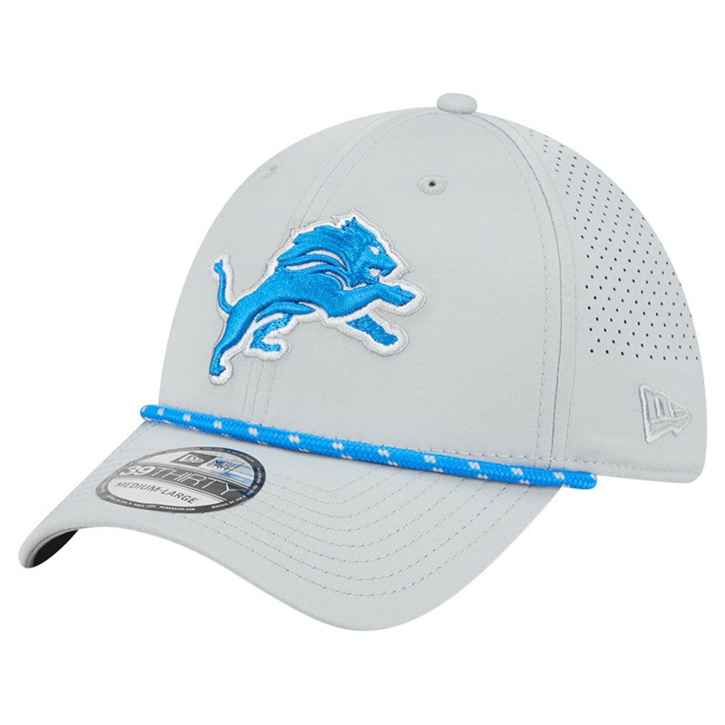 Detroit Lions New Era Perforated 39THIRTY Flex Hat Blue | NFL
