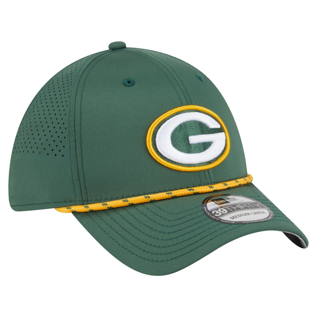 Green Bay Packers New Era Perforated 39THIRTY Flex Hat Green | NFL