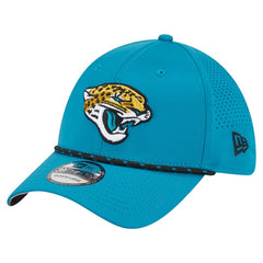 Jacksonville Jaguars New Era Perforated 39THIRTY Flex Hat Teal | NFL