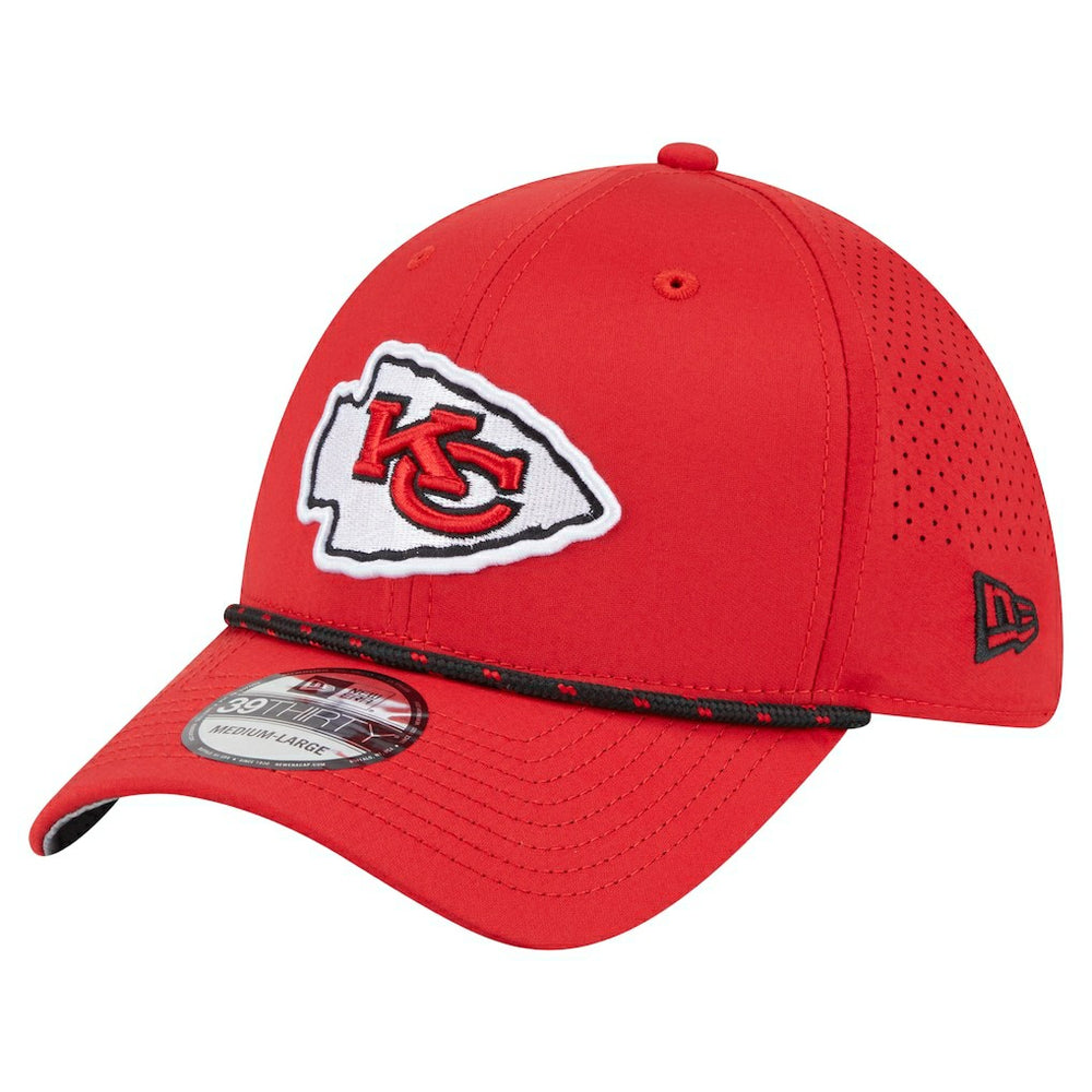 Kansas City Chiefs New Era Perforated 39THIRTY Flex Hat Red | NFL