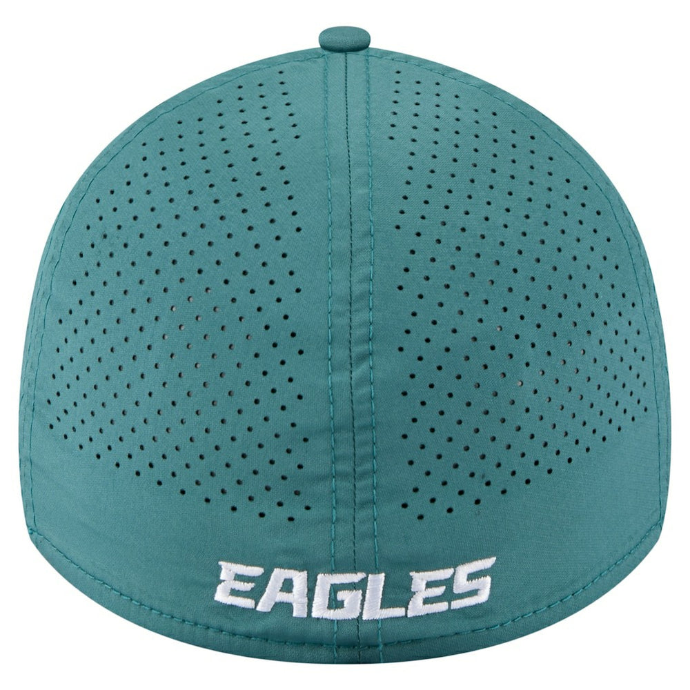 Philadelphia Eagles New Era Perforated 39THIRTY Flex Hat Midnight Green | NFL