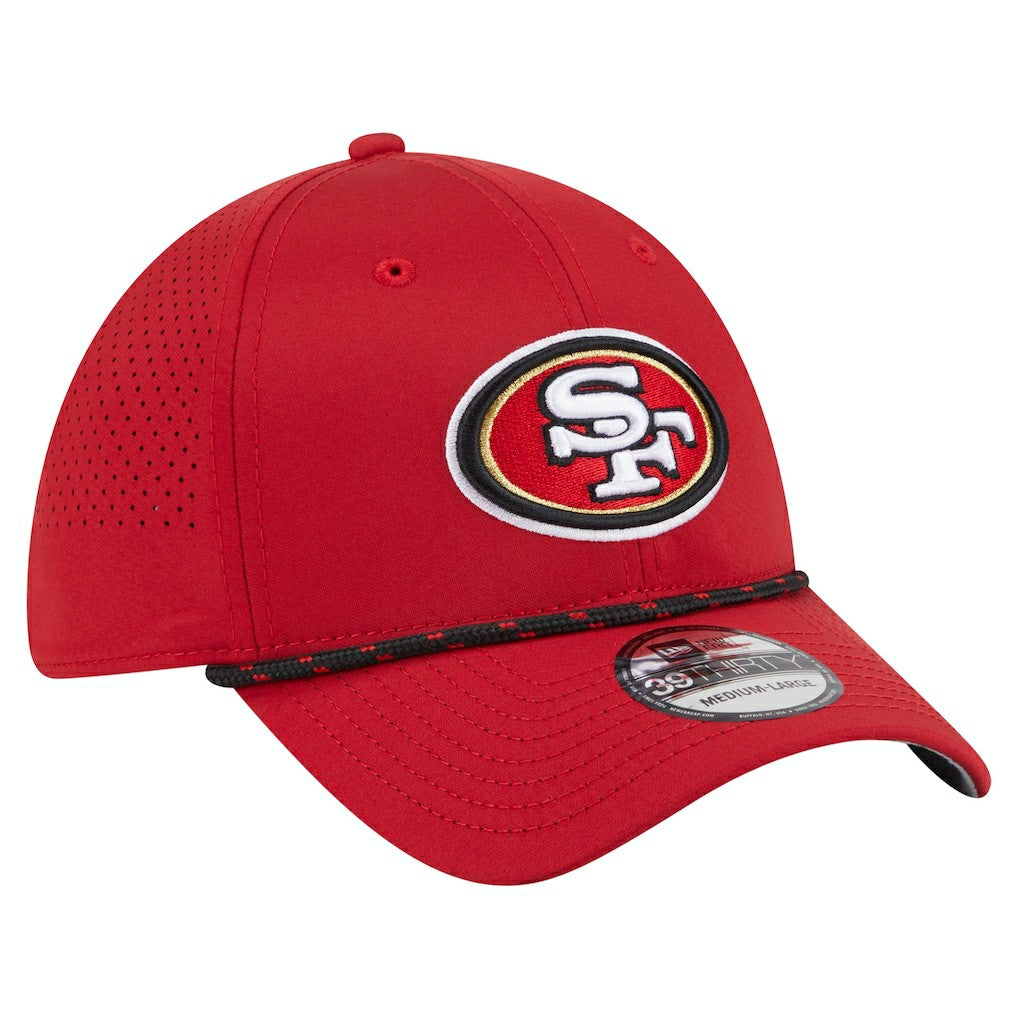 San Francisco 49ers New Era Perforated 39THIRTY Flex Hat Scarlet | NFL
