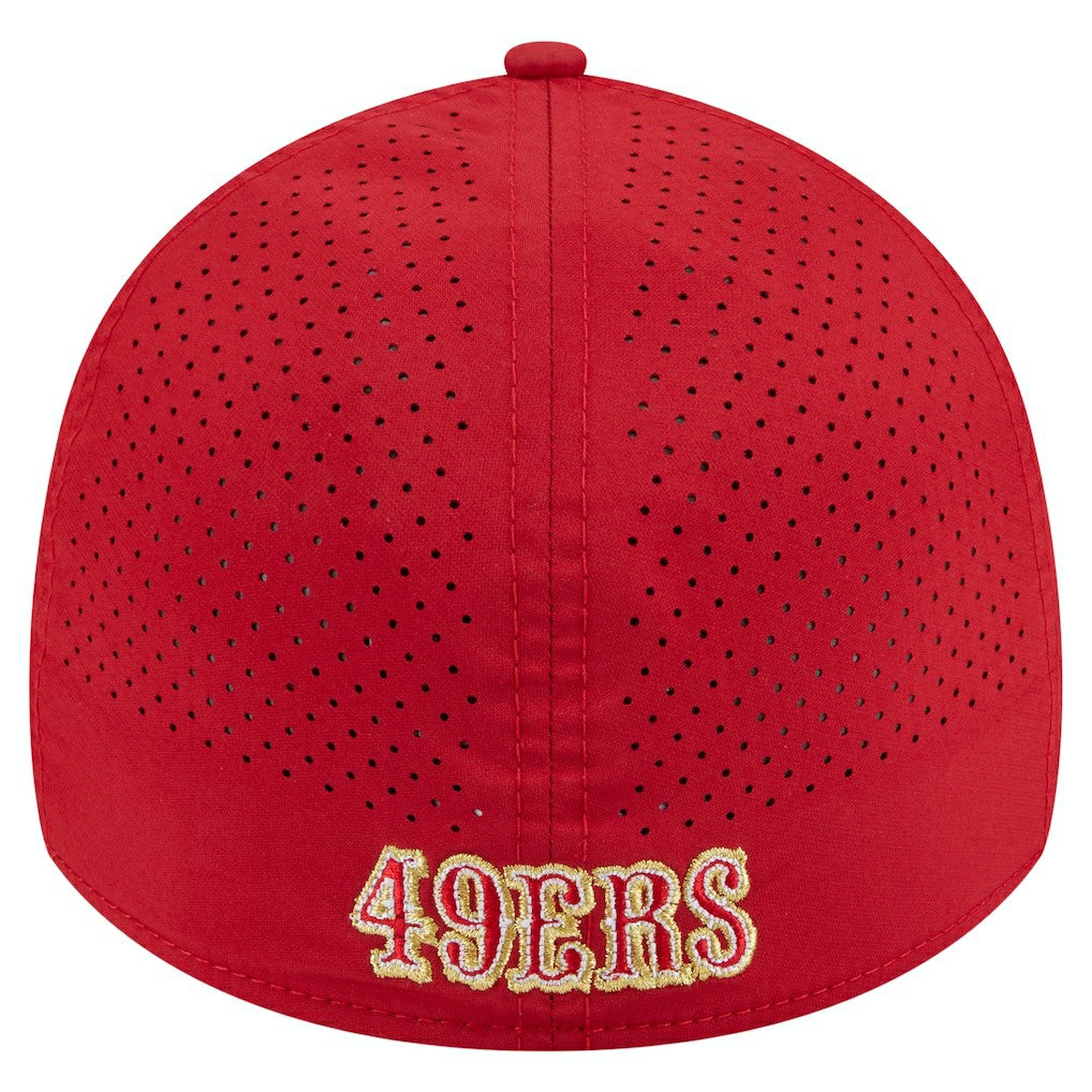 San Francisco 49ers New Era Perforated 39THIRTY Flex Hat Scarlet | NFL