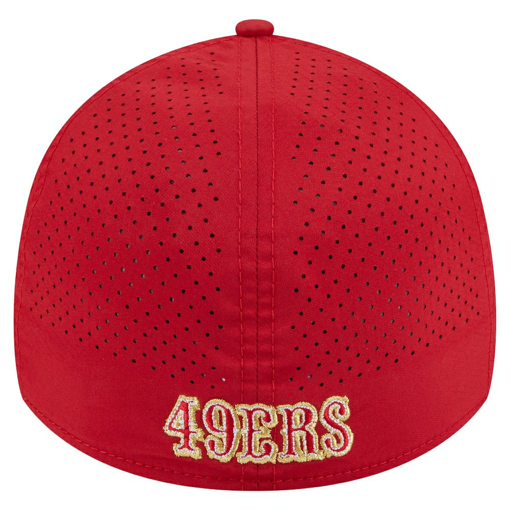 San Francisco 49ers New Era Perforated 39THIRTY Flex Hat Scarlet | NFL