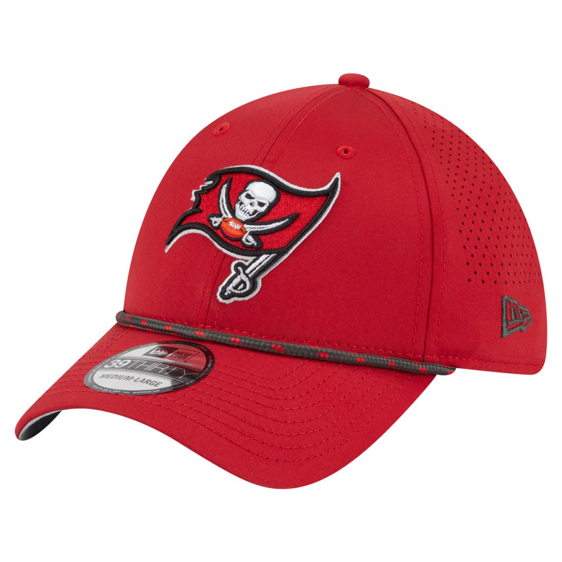 Tampa Bay Buccaneers New Era Perforated 39THIRTY Flex Hat Red | NFL