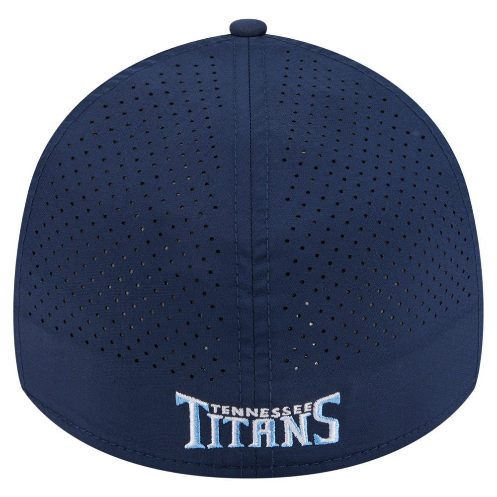 Tennessee Titans New Era Perforated 39THIRTY Flex Hat Navy | NFL